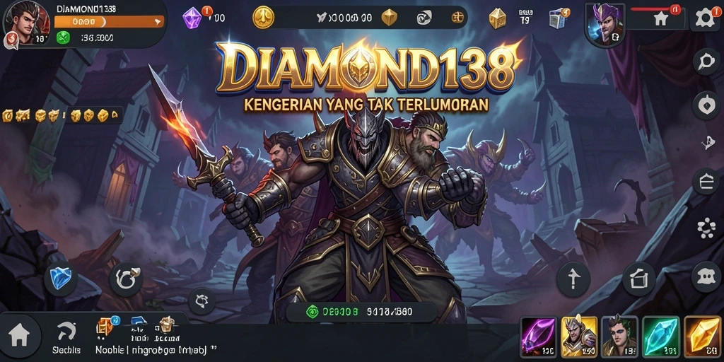 Tampilan mendebarkan dari gameplay DIAMOND138.