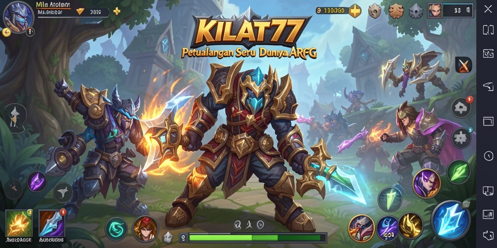 Screenshot gameplay KILAT77 menampilkan pertempuran seru dan grafis menawan.