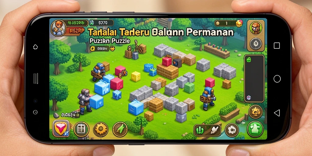 Screenshot utama RP62RP menampilkan gameplay Puzzle yang menantang.