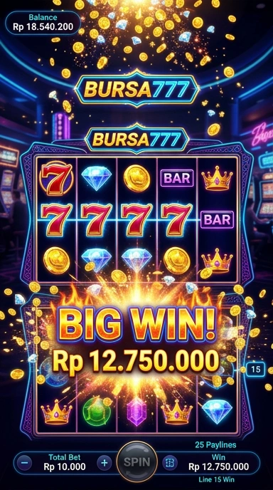 Tampilan antarmuka aplikasi bursa777 yang intuitif.
